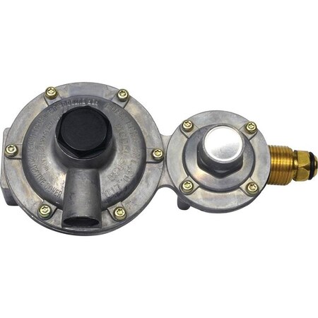 MR. HEATER Propane Regulator, 2Stage, Brass F273863